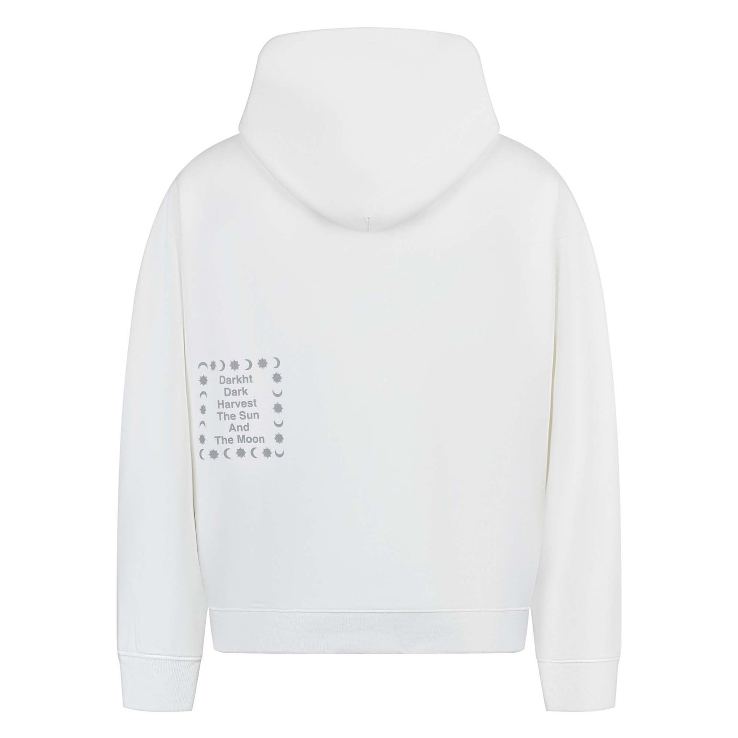 Style Sun and Moon Print Hooded Sweatshirt Unisex Loose Casual Versatile Jacket